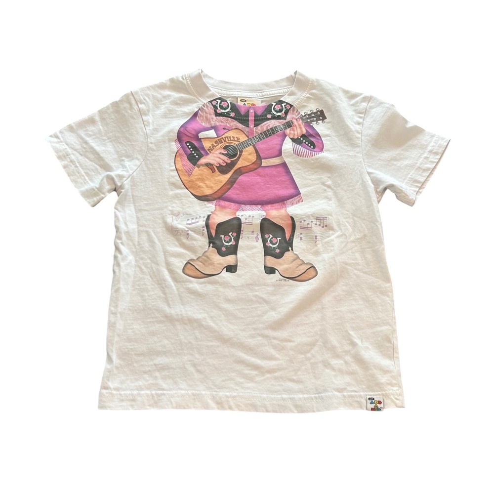 Just Add A Kid 4T Nashville Guitarist Graphic‎ T Shirt Kids Top Baby Tee Western